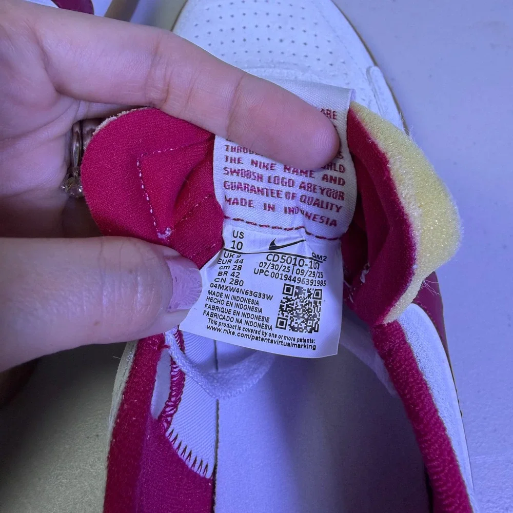 Nike SB Heritage Vulc White Red Gum Mens 10 / Womens 11.5 Sneakers CD5010-100